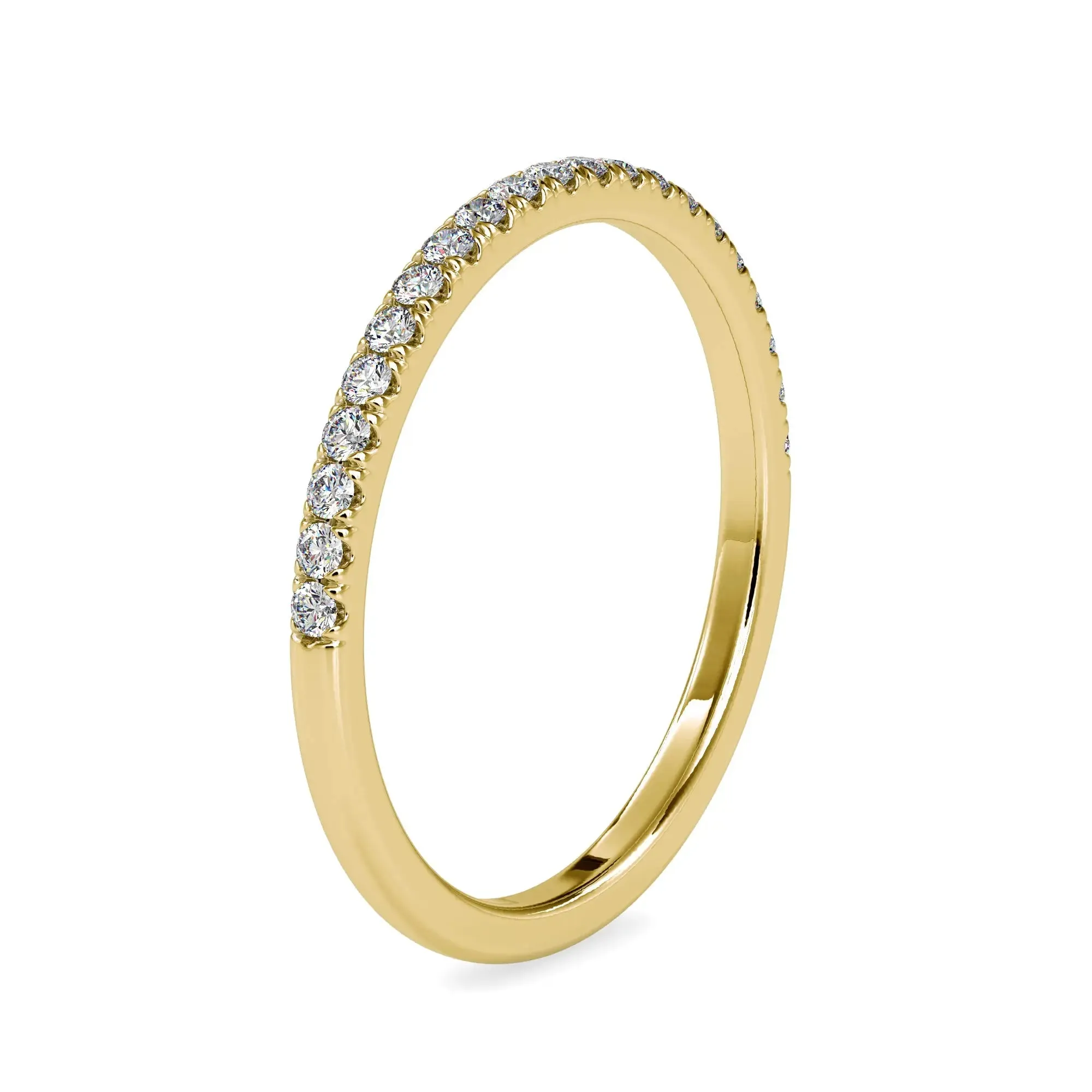 0.20CT Half Eternity Diamond Wedding Band