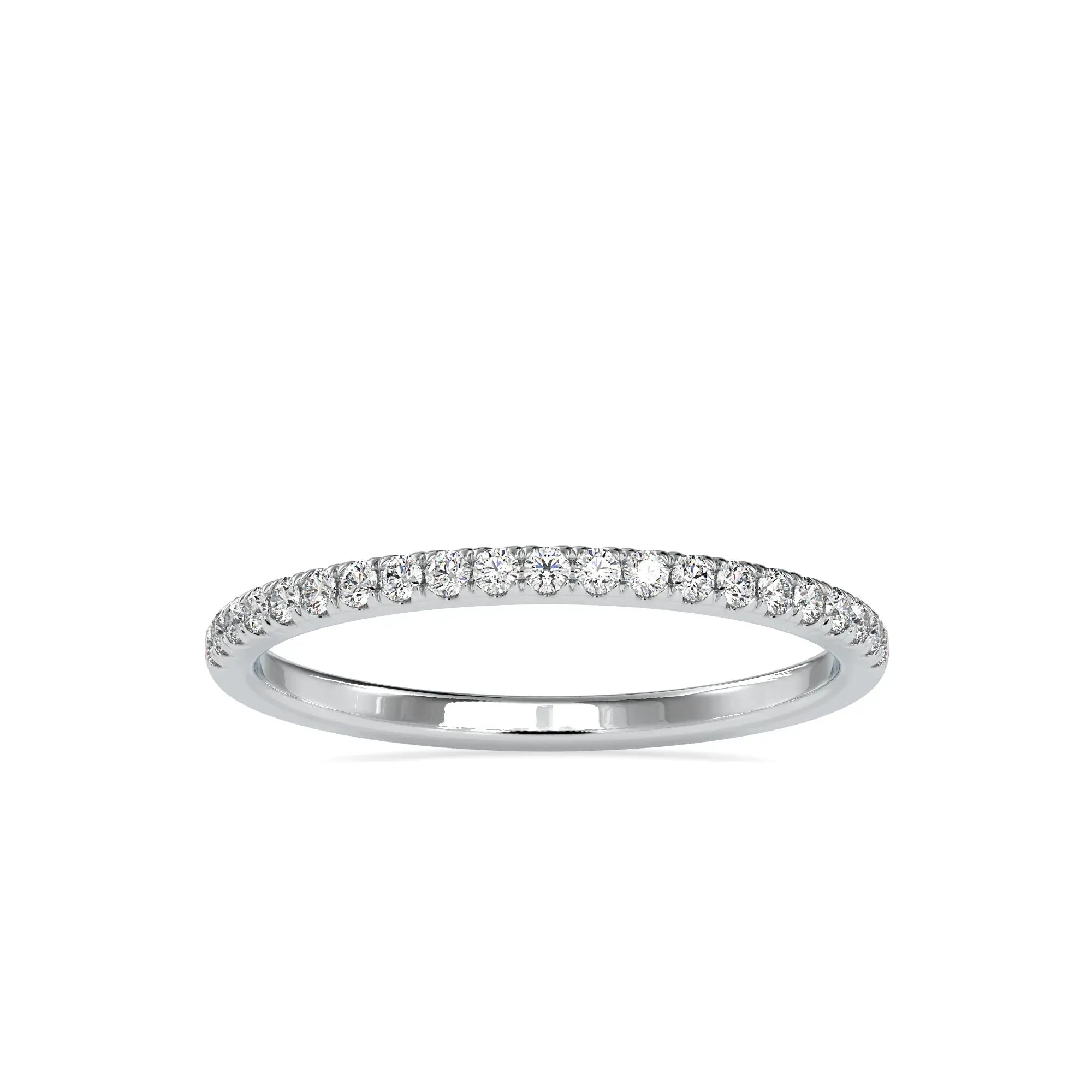 0.20CT Half Eternity Diamond Wedding Band