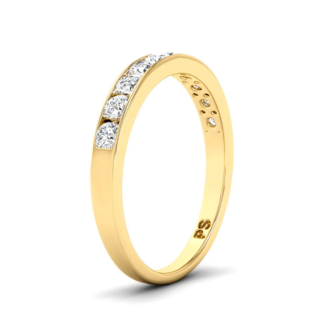 0.25 CT Round Cut Diamonds - Wedding Band