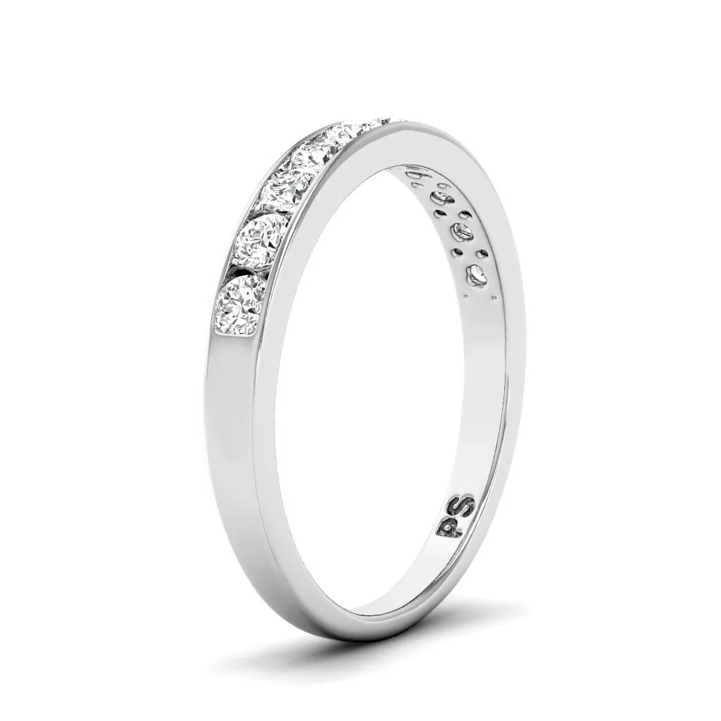 0.25 CT Round Cut Diamonds - Wedding Band