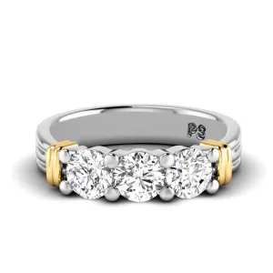 0.70 CT Round Cut Diamonds - Wedding Band