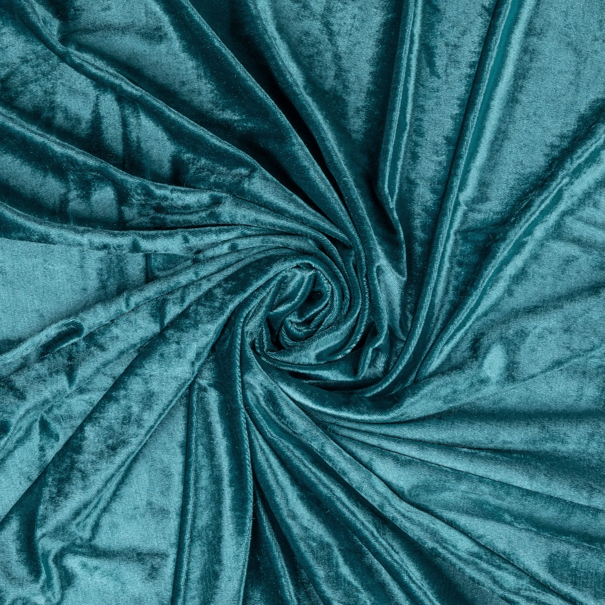 10 yards Velvet Fabric Roll - Dark Turquoise