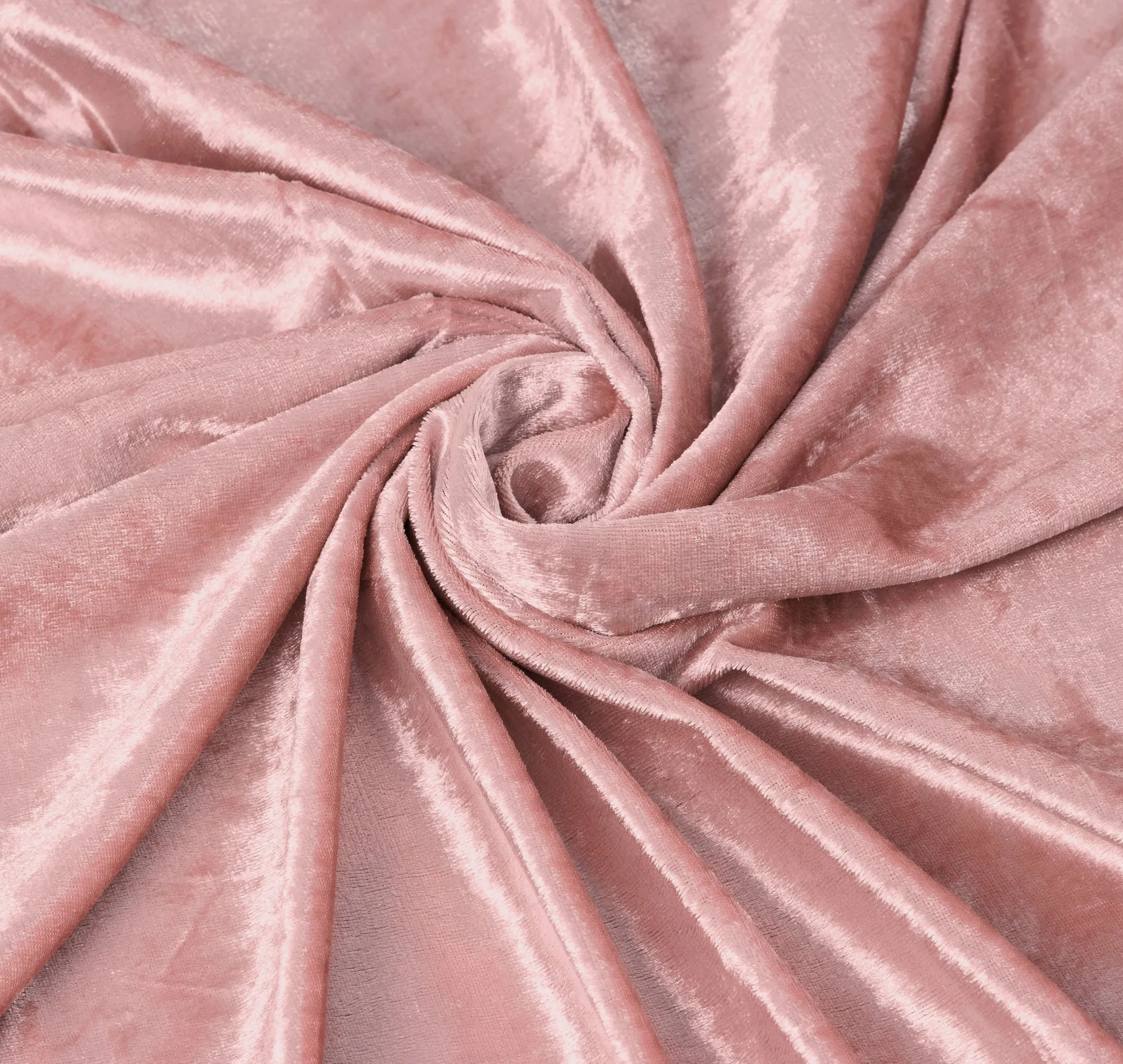 10 yards Velvet Fabric Roll - Dusty Rose/Mauve