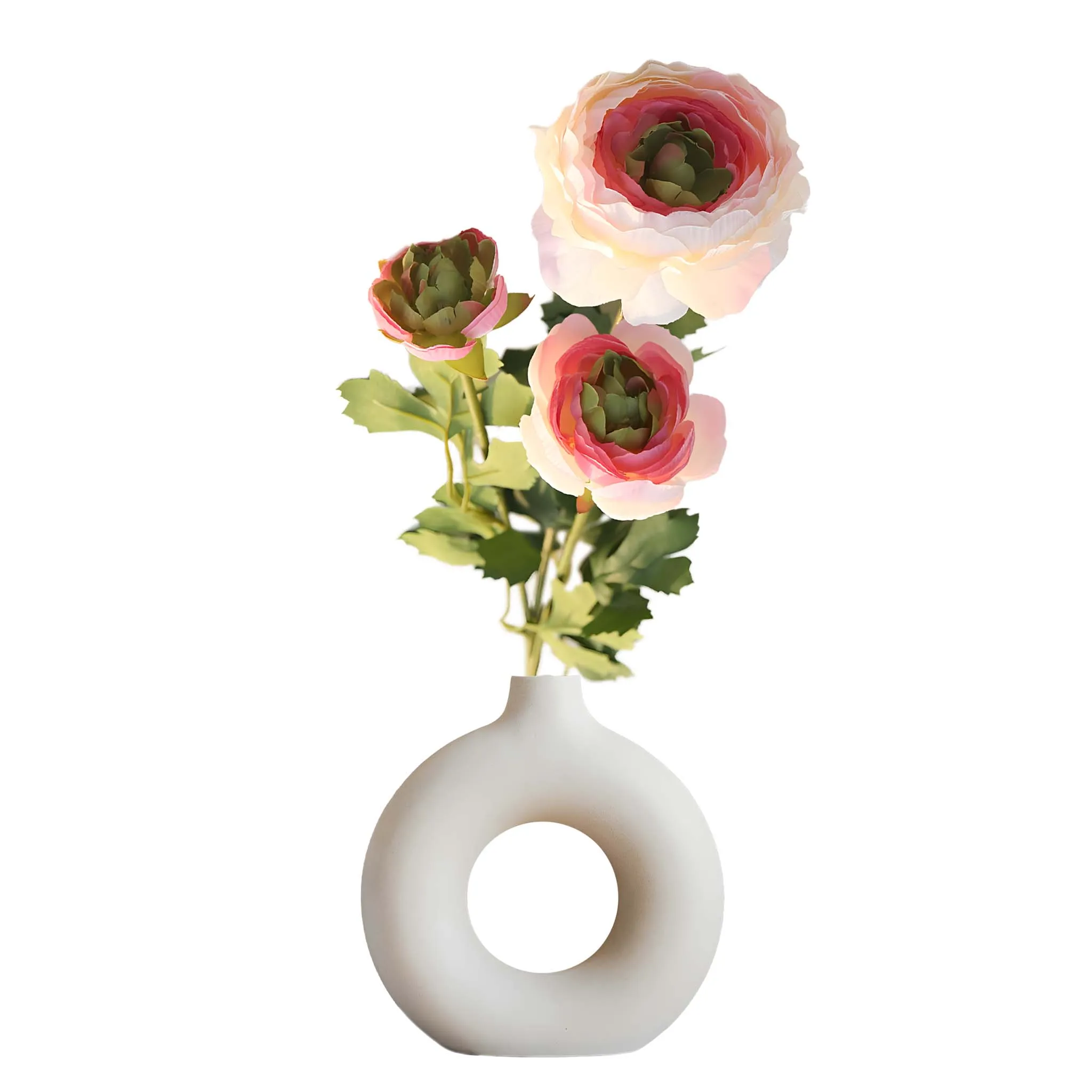 10pcs Artificial Silk Ranunculus Spray Flowers