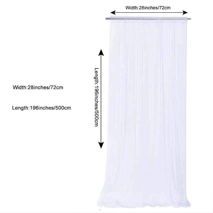 1pc Chiffon Tulle Wedding Draping Fabric for Stunning Decor