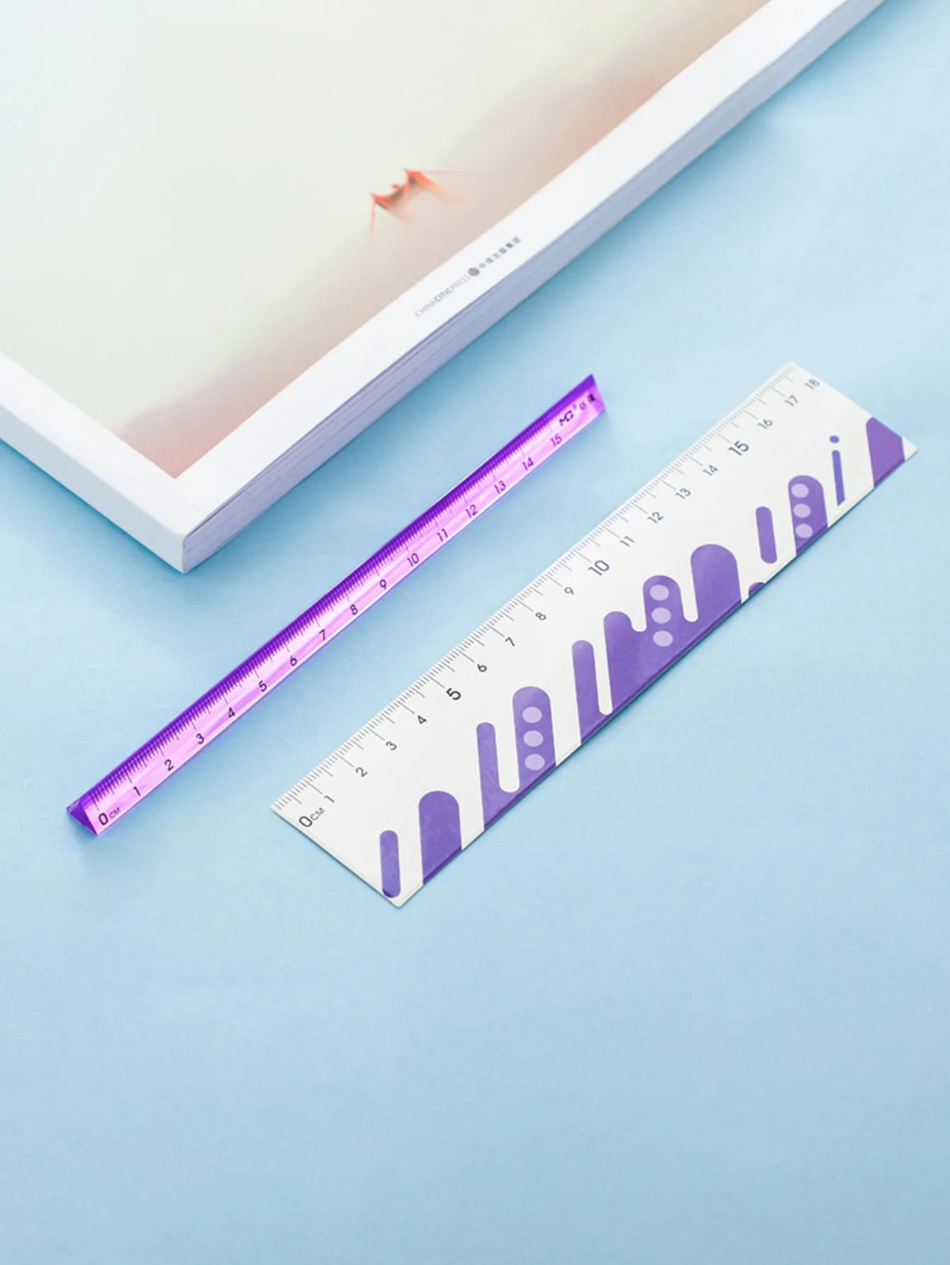 1pc Multifunction Clear Ruler