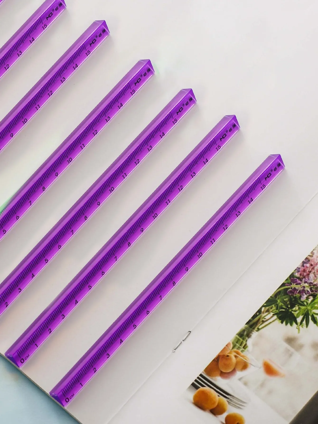 1pc Multifunction Clear Ruler