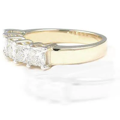 2.00 CT Princess Cut Diamonds - Wedding Band