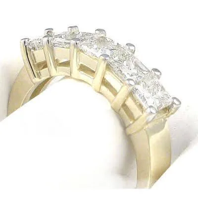 2.00 CT Princess Cut Diamonds - Wedding Band