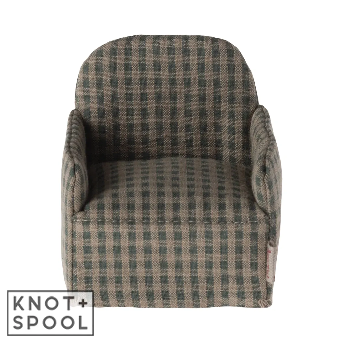 2024 Maileg Green Checker Mouse Chair