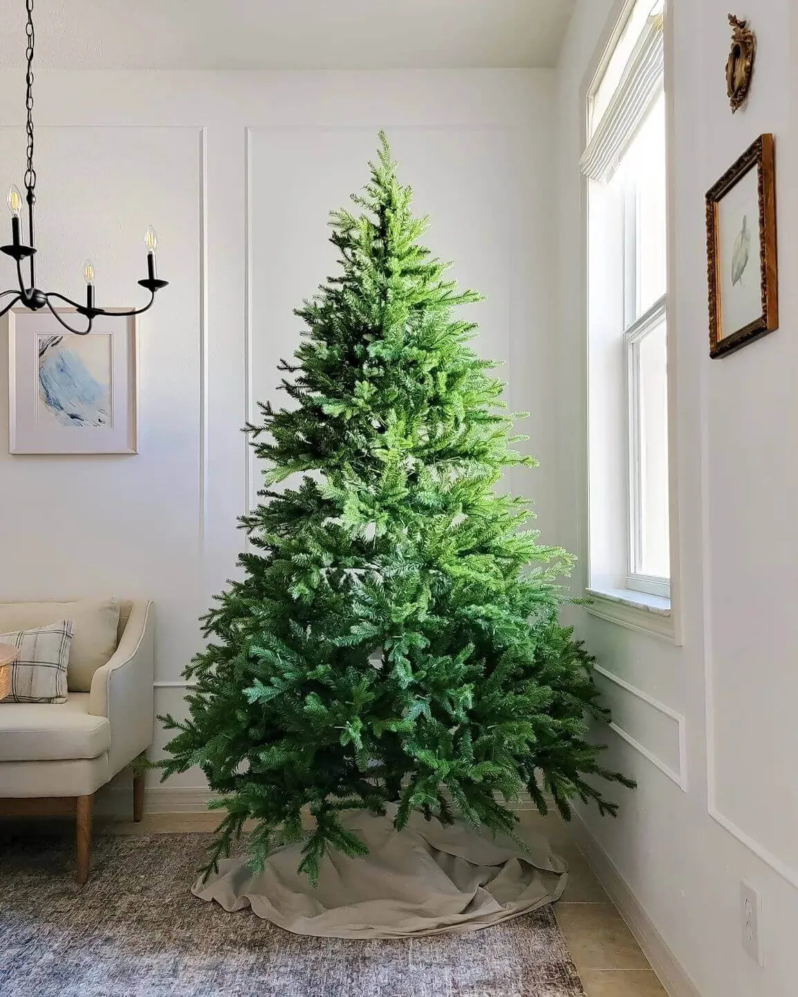 9' Scarlet Fir Tree Unlit - FINAL SALE