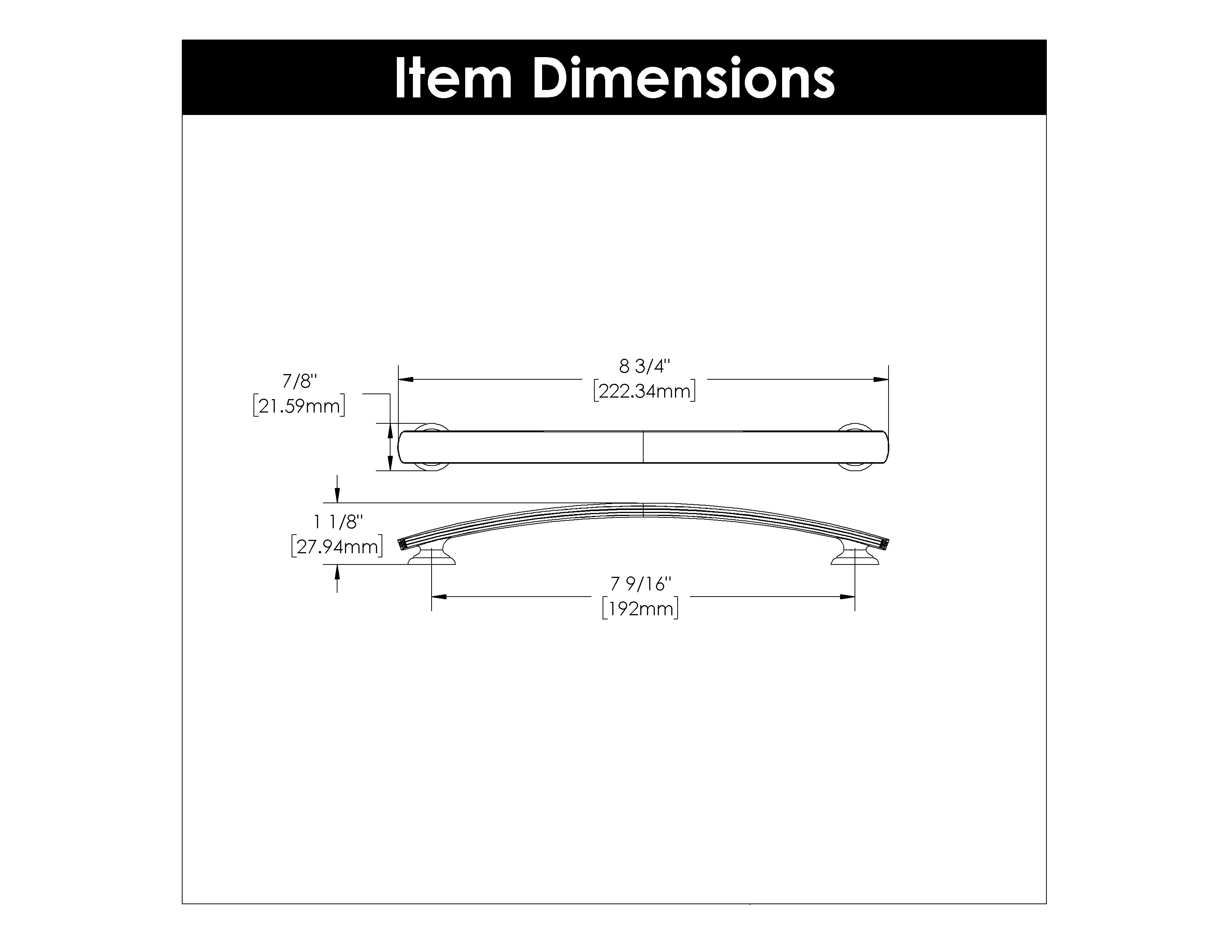 American Diner Pull, 192mm C/C - CTG3847