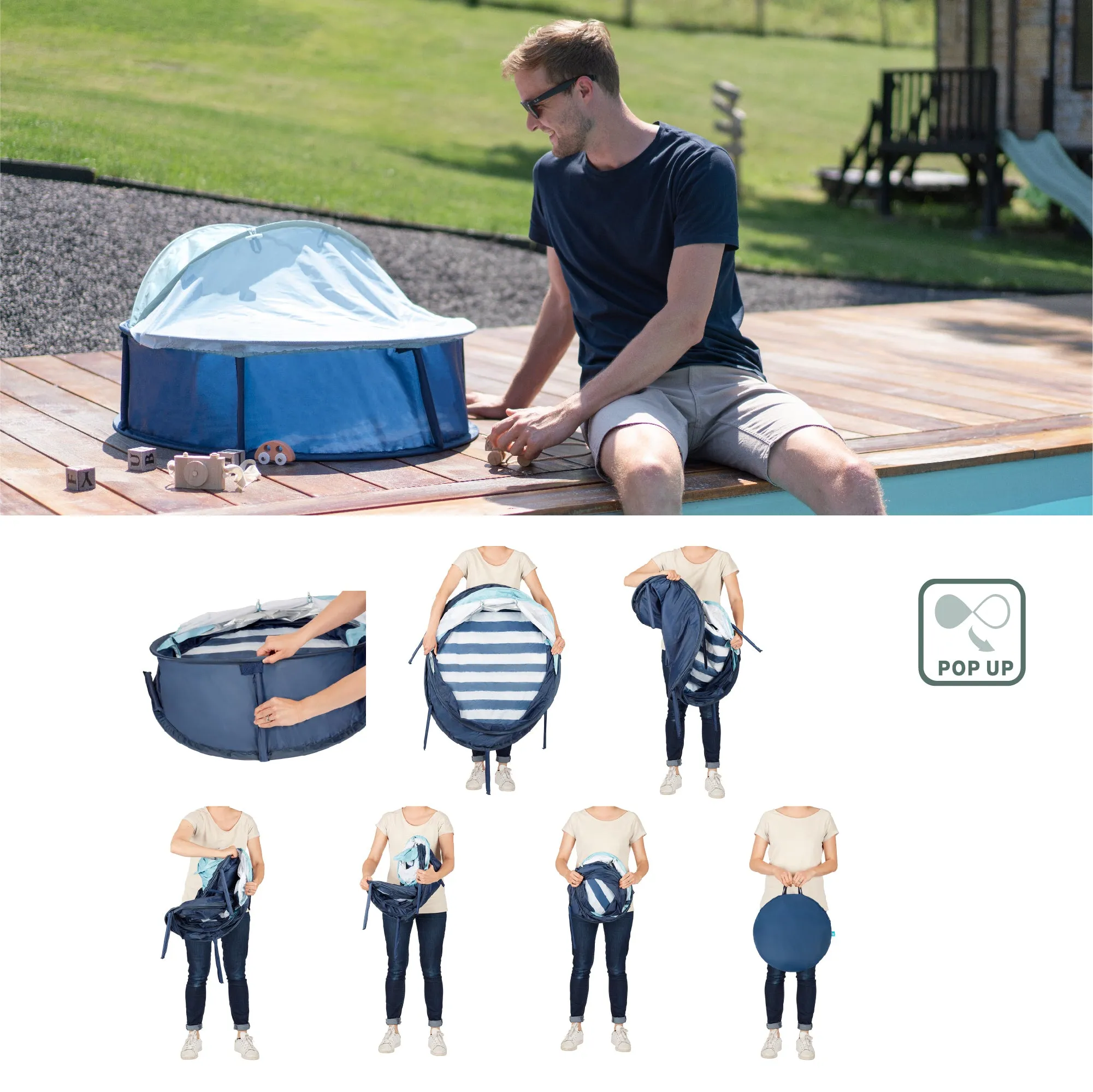 Babyni Anti-uv Pop Up Outdoor Tent