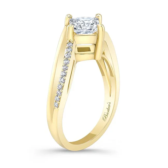 Barkev's Compass Set Princess Cut Diamond Engagement Ring