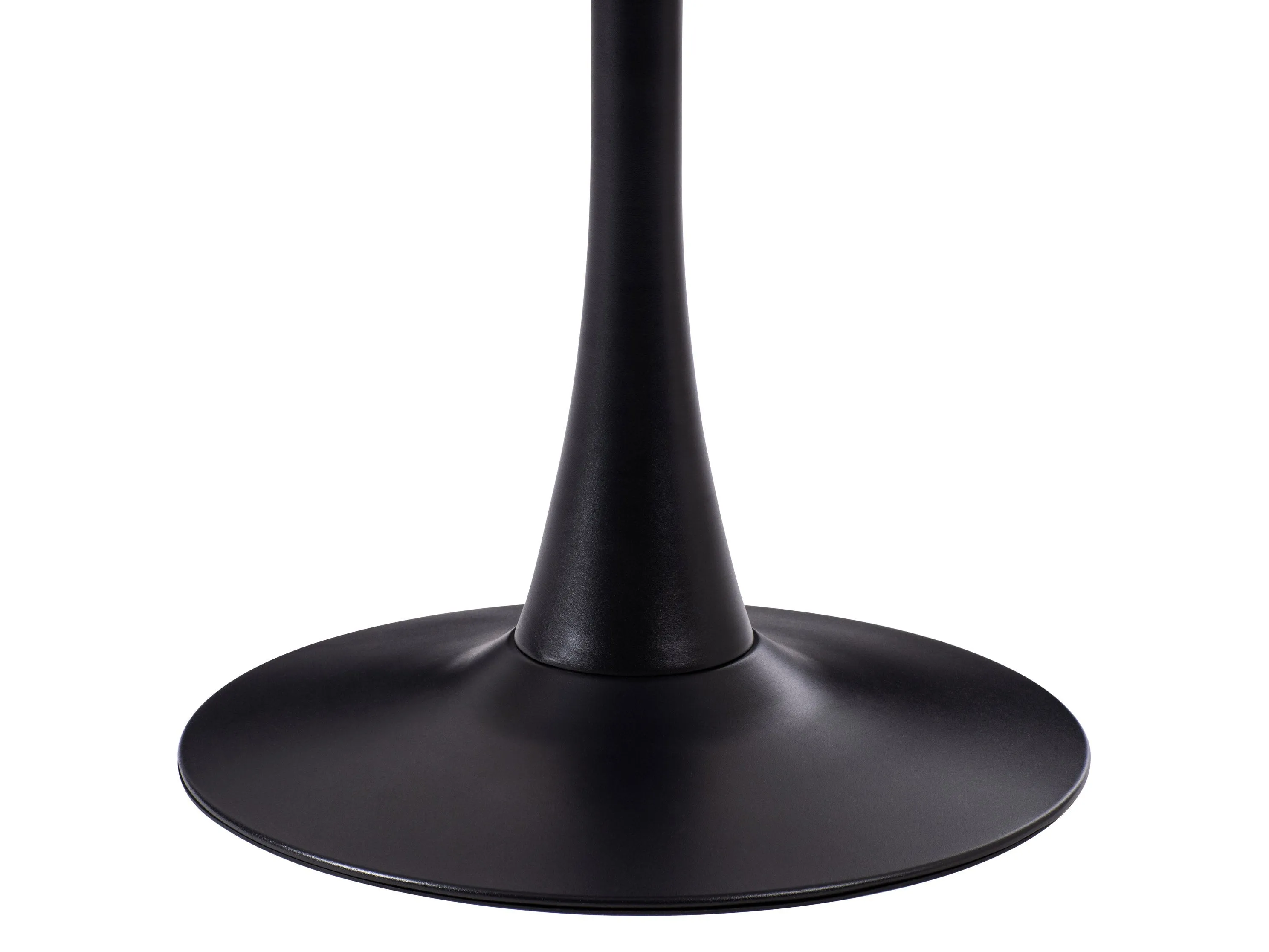 Black Marble Round Bistro Table 28"