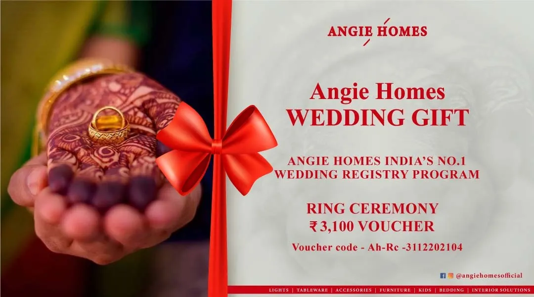 Book Luxurious Wedding Gift Registry Program with AngieHomes