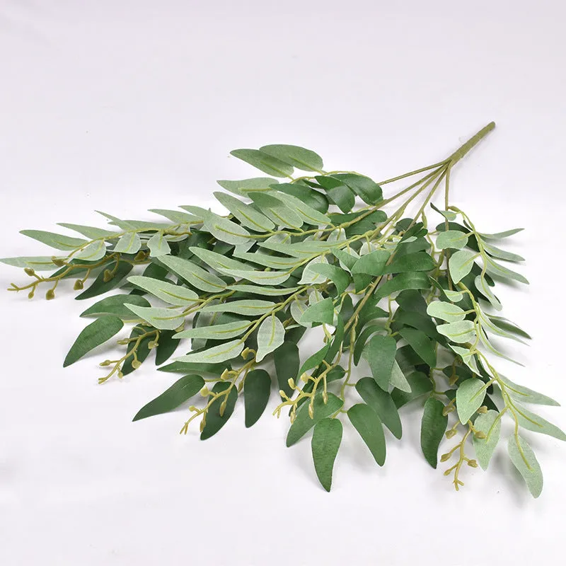 Bulk 20 inches Tall Willow Bush Artificial Greenery Plants Wholesale