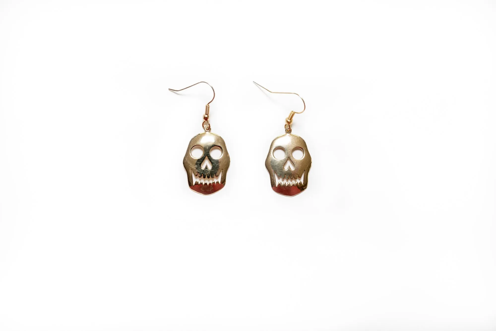 Calacas Bronze Earrings