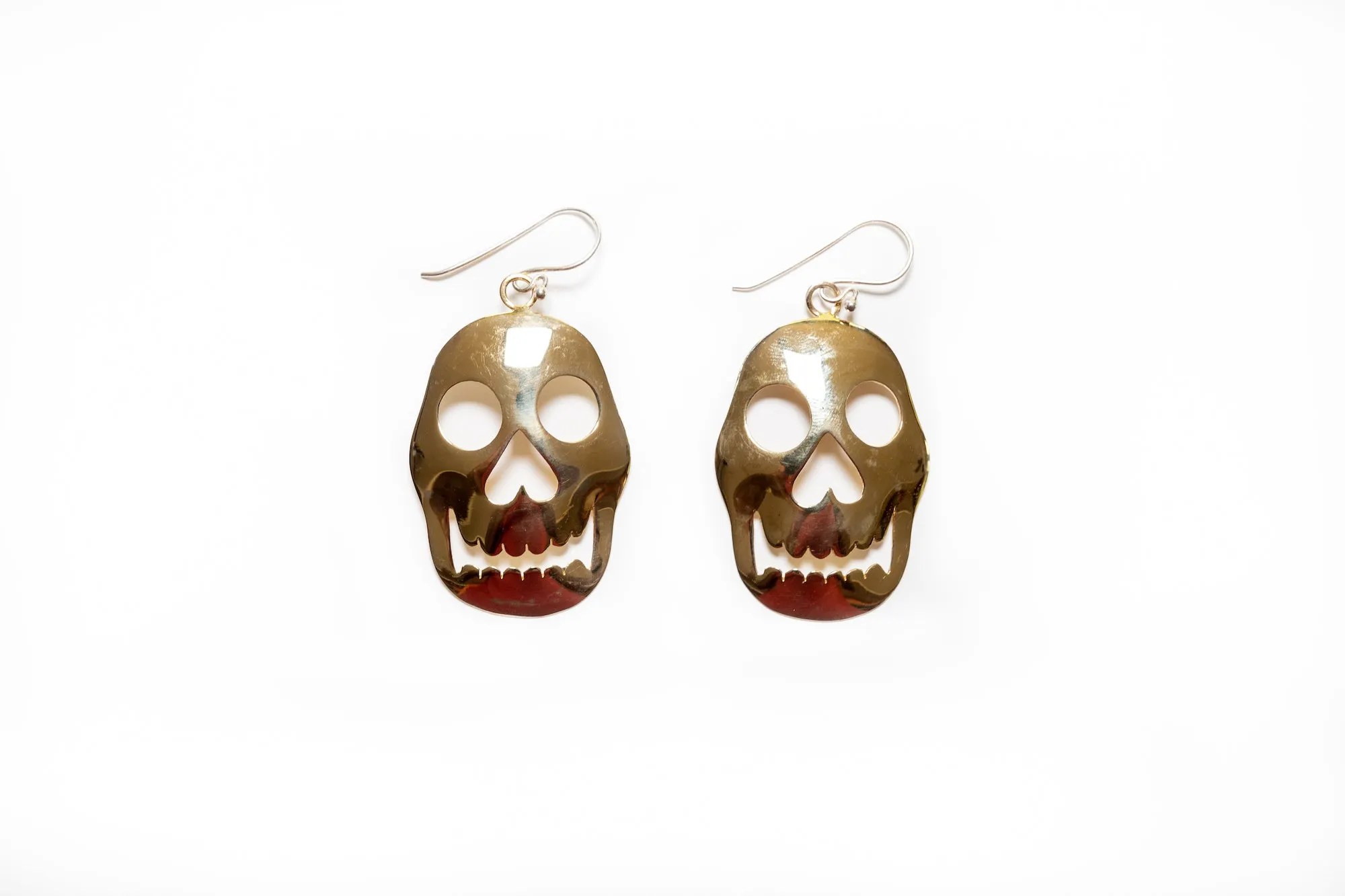 Calacas Bronze Earrings