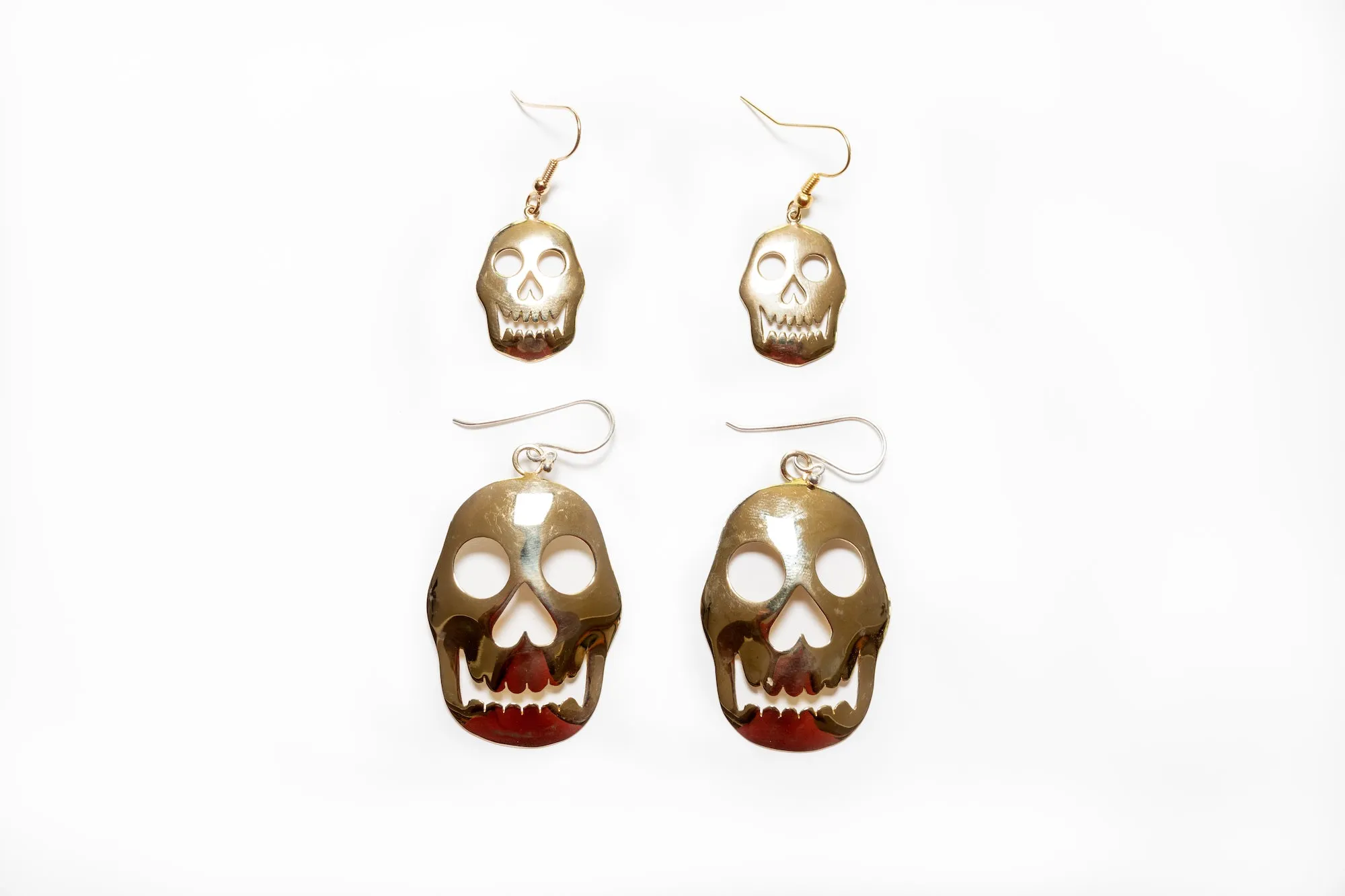 Calacas Bronze Earrings