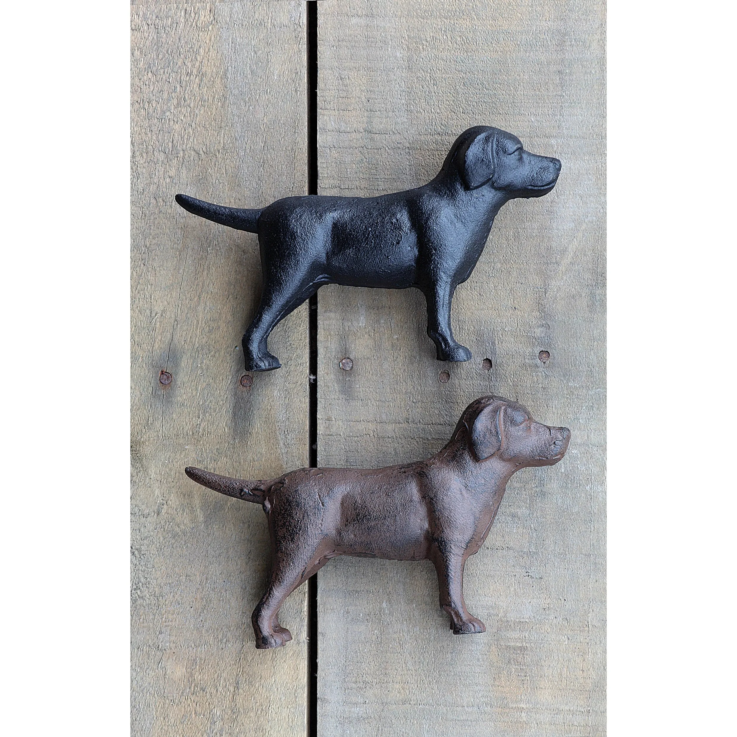 Cast Iron Lab Figurine