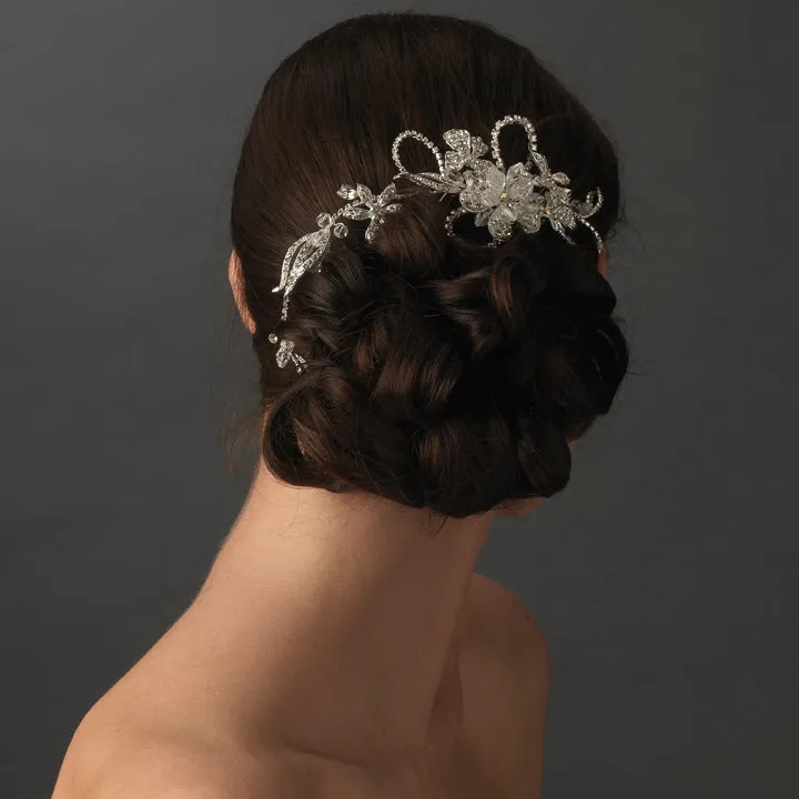 Couture Eye-catching, Elegant Swarovski Crystal Bridal Comb