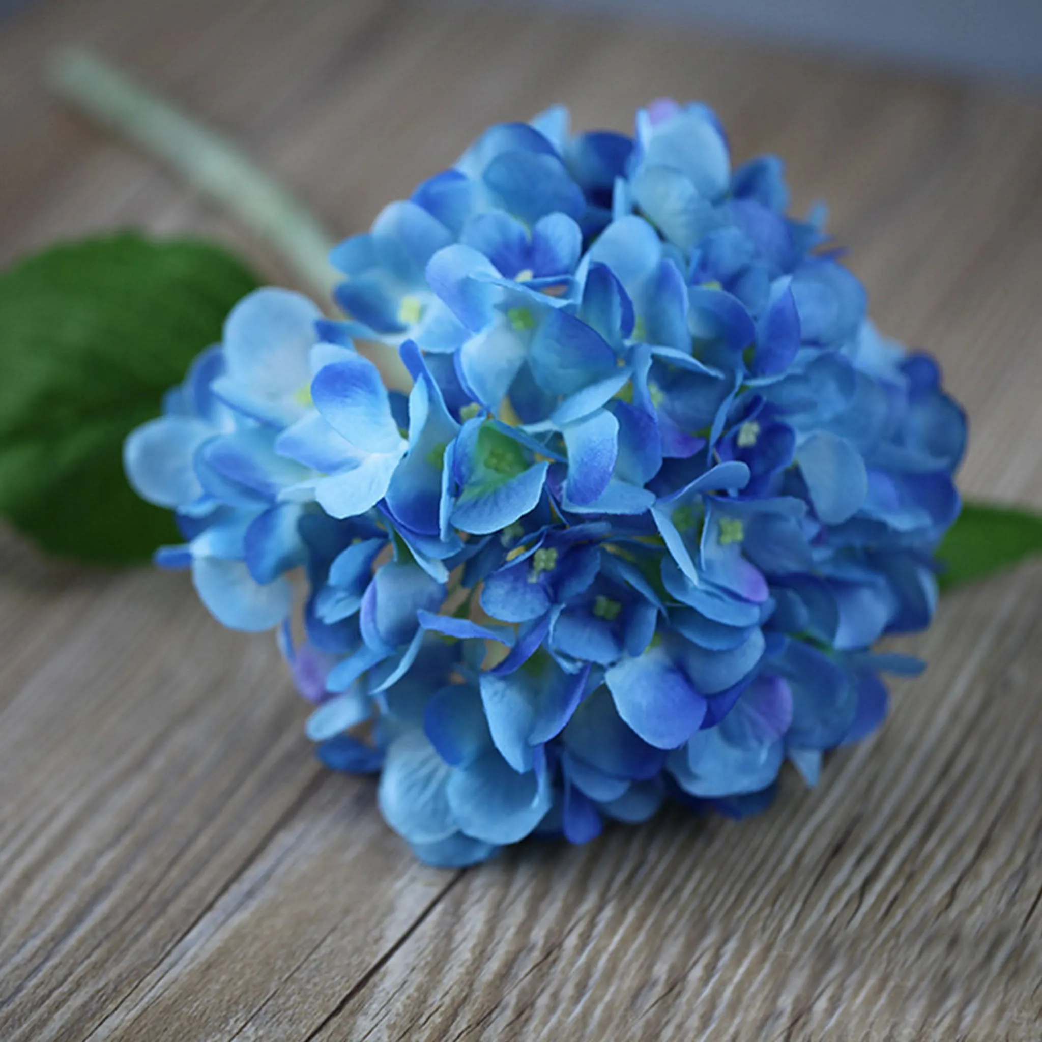 Dark Blue Hydrangea Wedding Flowers Silk Hydrangea