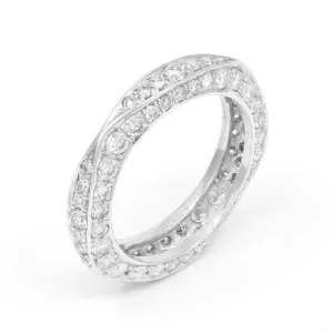 Diamond Keshet Ring in White Gold