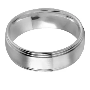 Double Step Edge 7mm Wedding Ring