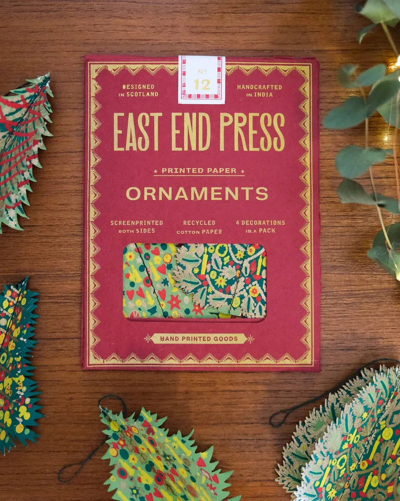 East End Press Paper Ornaments