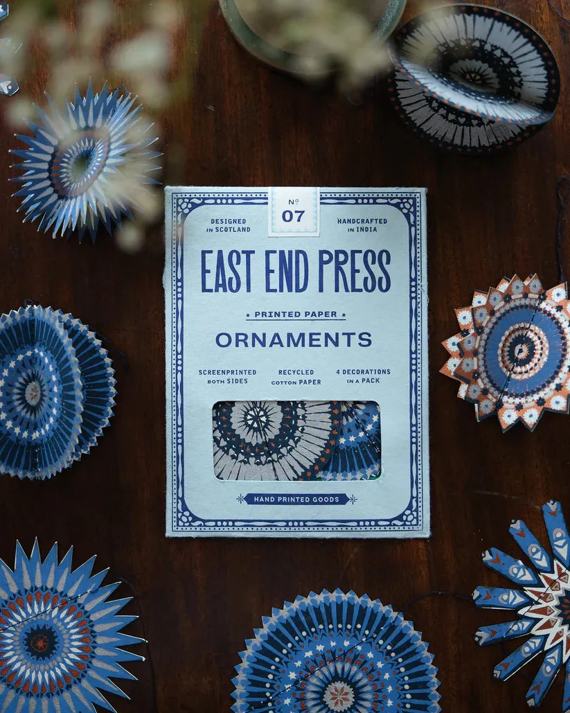 East End Press Paper Ornaments