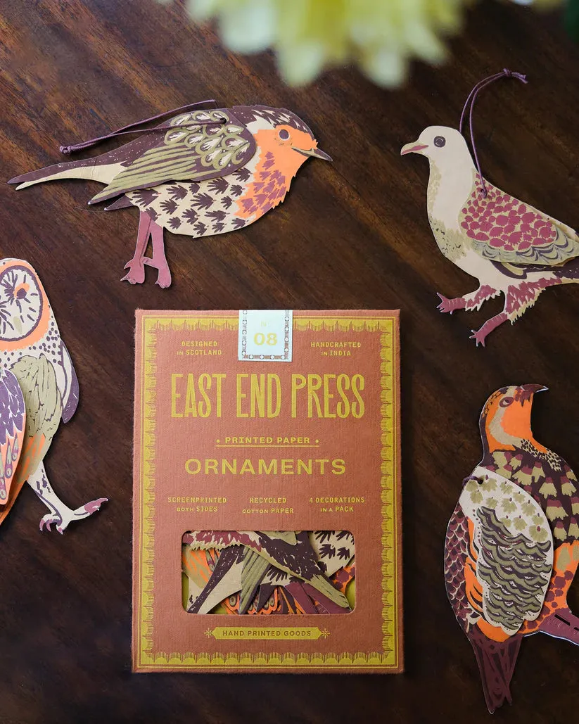 East End Press Paper Ornaments