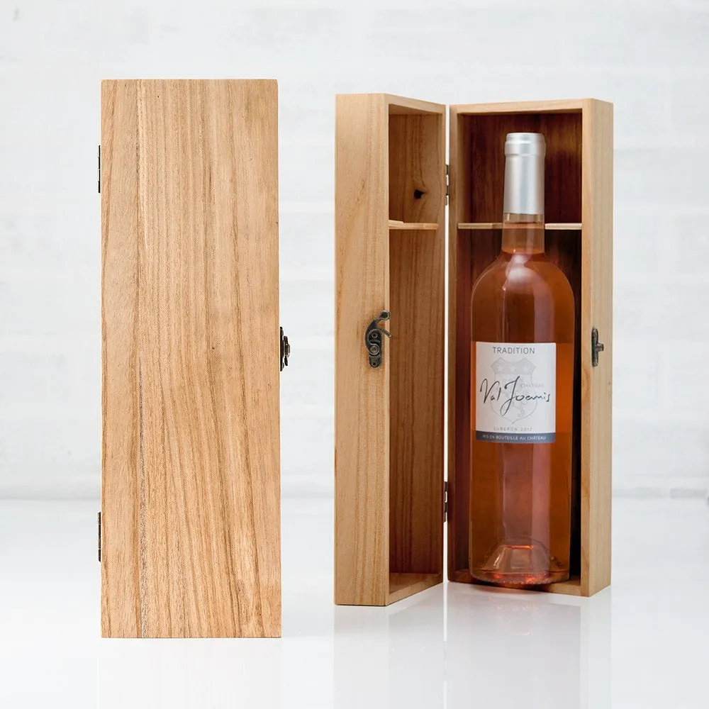 Engraved Latched Wine Box