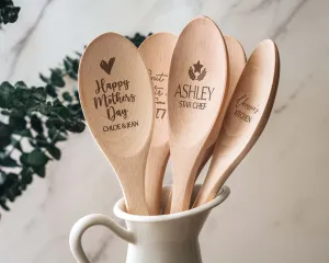 Engraved Wood Spoon