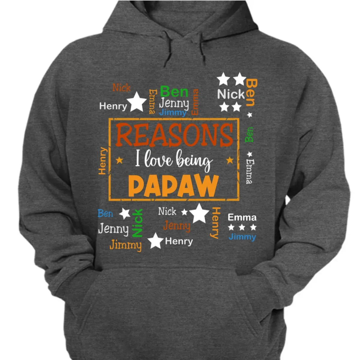 Family - Reasons I Love Being Word Art - Personalized T-Shirt, Sweater, Hoodie