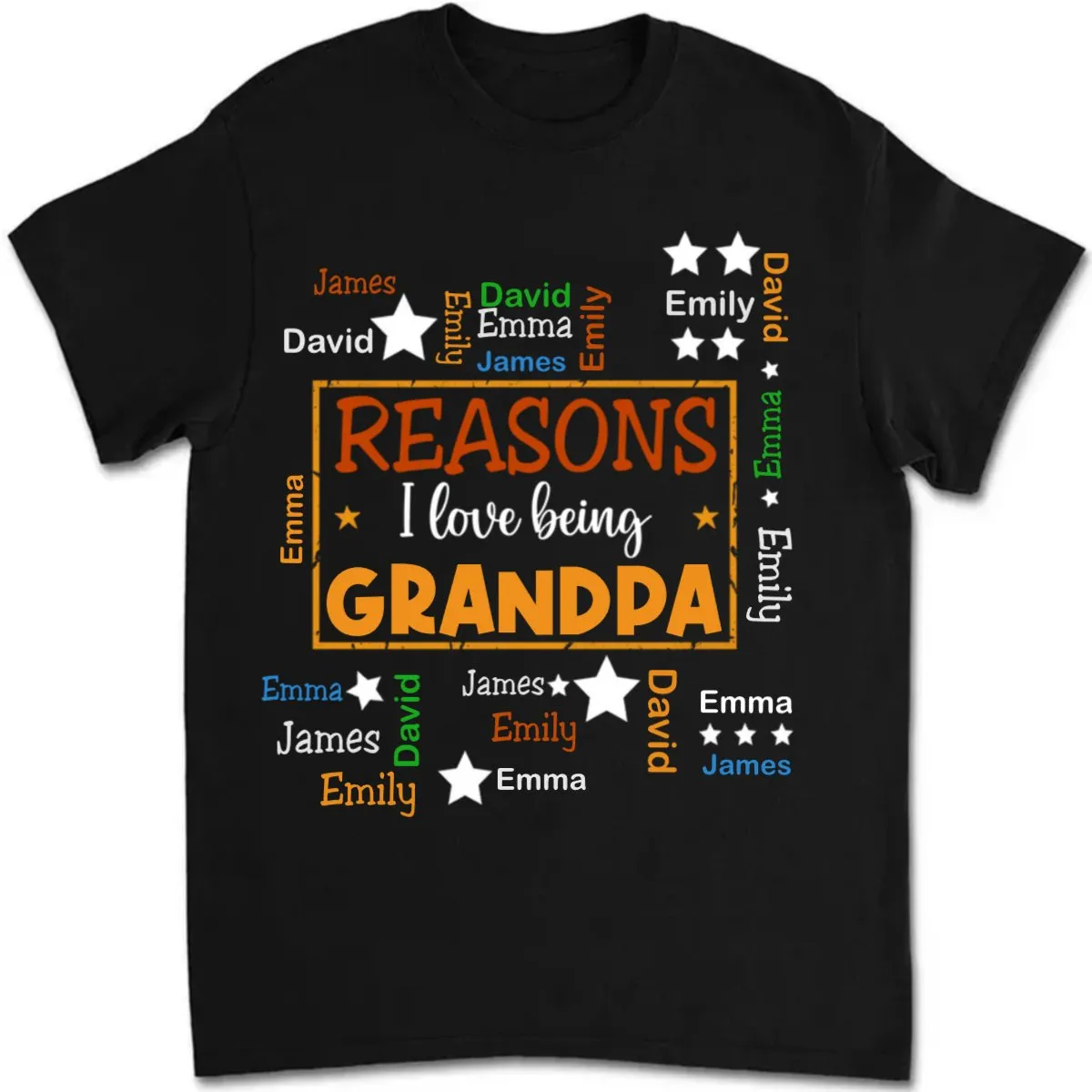 Family - Reasons I Love Being Word Art - Personalized T-Shirt, Sweater, Hoodie