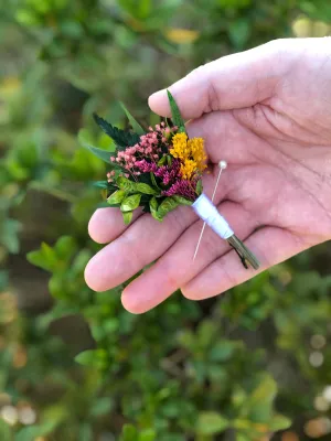 Fancy Plantsy Foliage Boutonnière