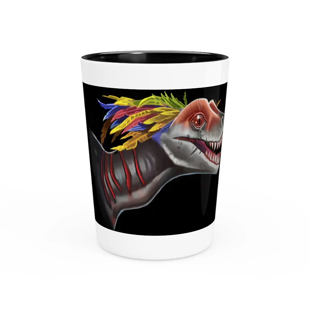 Feathered Raptor Shot Glass