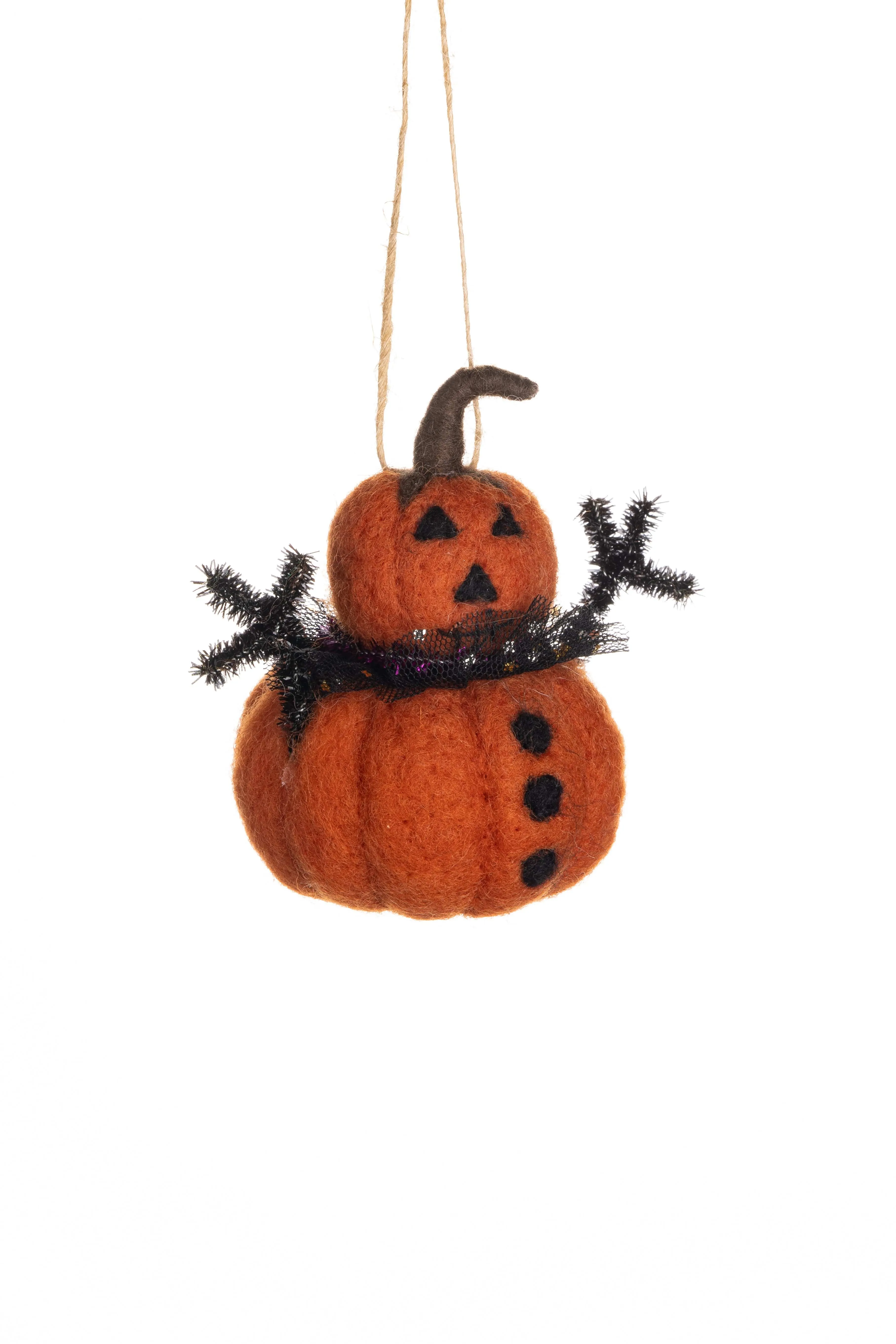 Felt Pumpkin Person Halloween Decoration