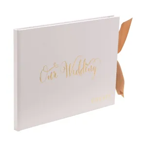 Gold Foiled Wedding Guest Book