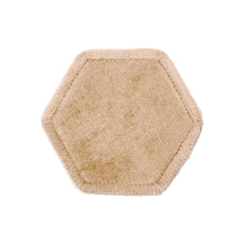 Hexagon Velvet Ring Box