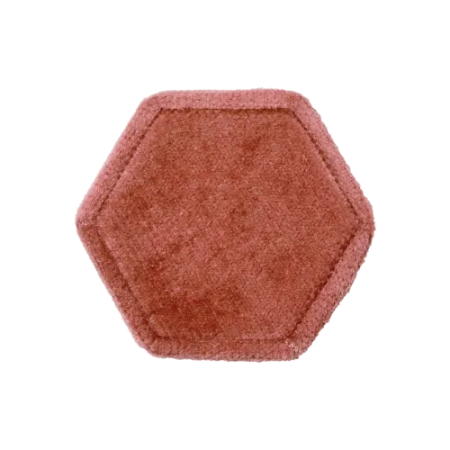 Hexagon Velvet Ring Box