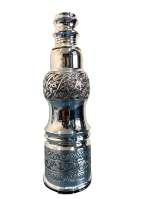 iJuels 92.5% pure silver water bottle one litre capacity. Comes with certificate of Purity