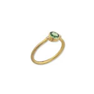 Love Ring - 22K Yellow Gold With Side Diamonds