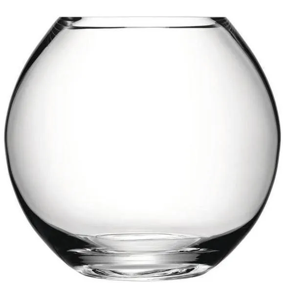 LSA Flower Round Vase 22cm Clear