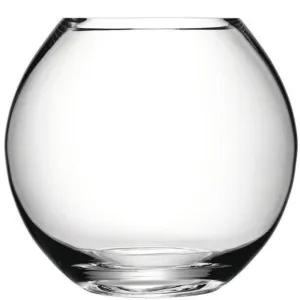 LSA Flower Round Vase 22cm Clear