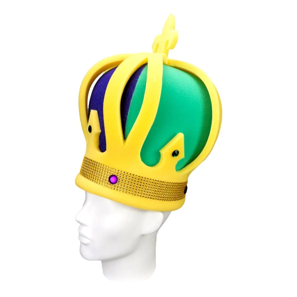 Luxurious Mardi Gras Crown Hat