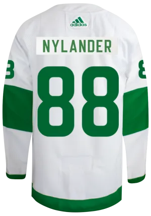 Maple Leafs Adidas Men's Authentic 2024 St Pats Jersey - NYLANDER