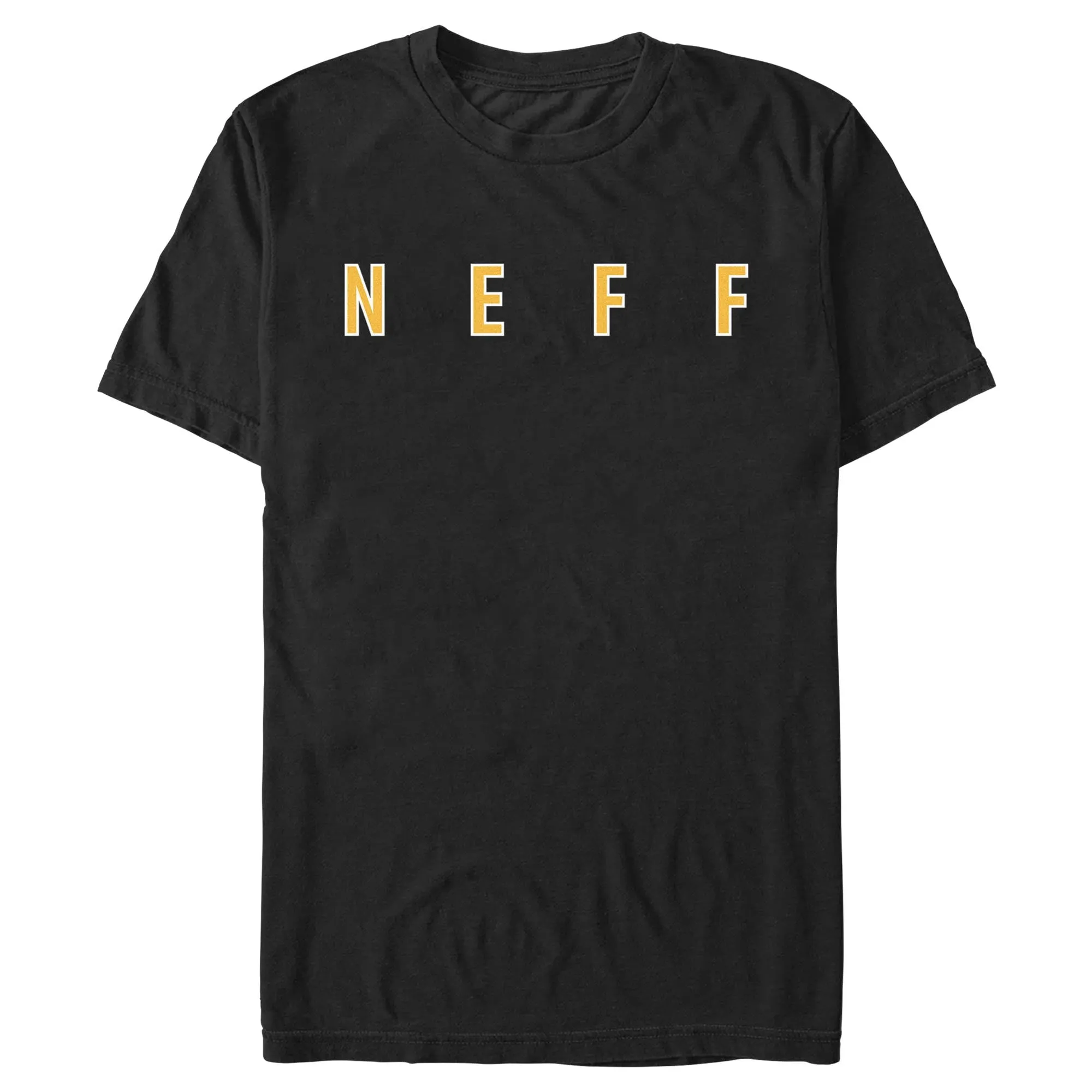 Men's NEFF Simple Yellow Logo T-Shirt