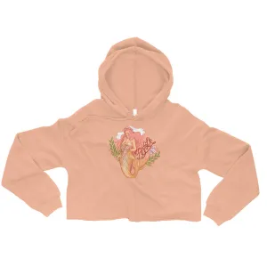 Mermaid Bride Crop Hoodie